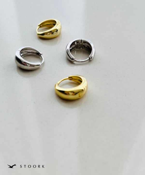【再入荷】s925 Hoop Pierce_S - stoork