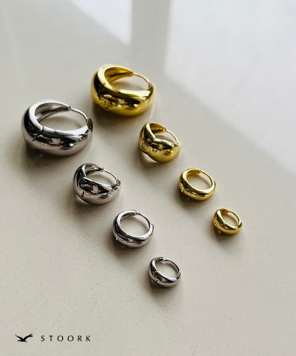 【再入荷】s925 Hoop Pierce_S - stoork