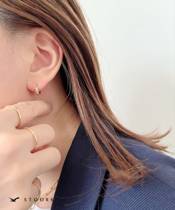 【再入荷】s925 Hoop Pierce_SS - stoork