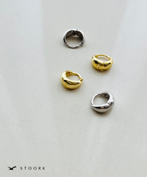 【再入荷】s925 Hoop Pierce_SS - stoork