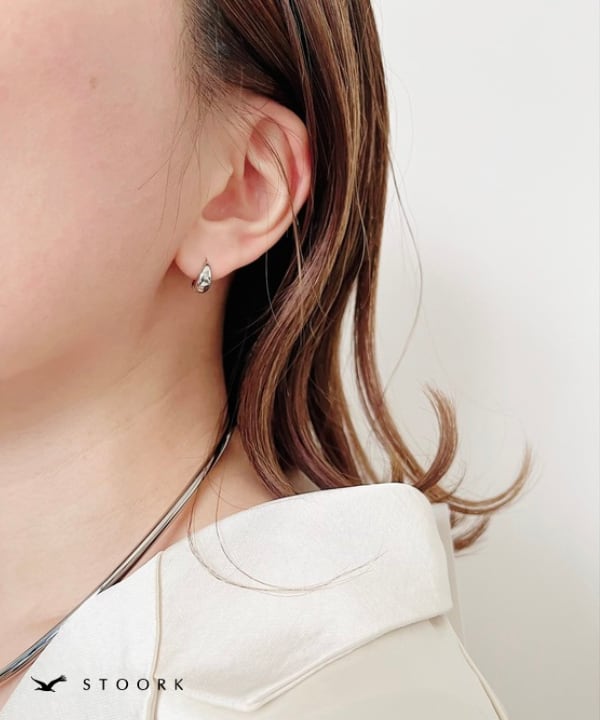 【再入荷】s925 Hoop Pierce_SS - stoork