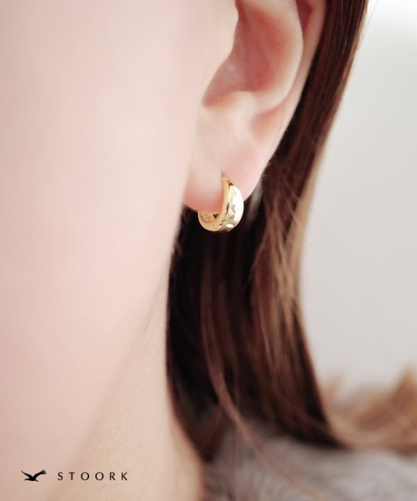 【再入荷】s925 Hoop Pierce_SS - stoork