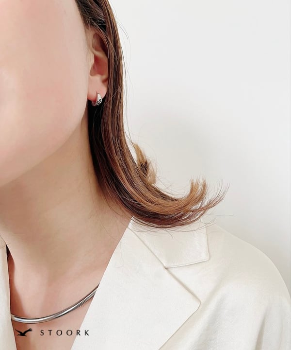 【再入荷】s925 Hoop Pierce_SS - stoork