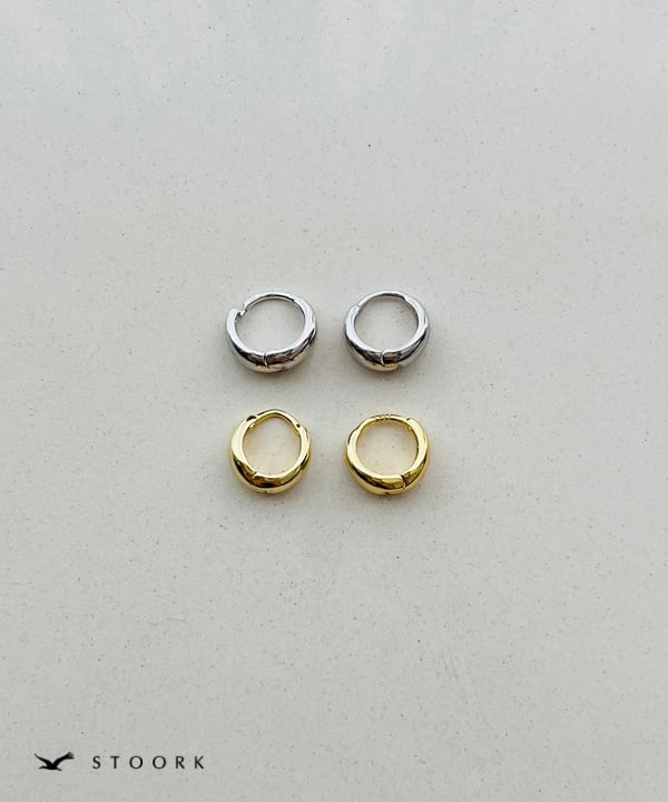 【再入荷】s925 Hoop Pierce_SS - stoork