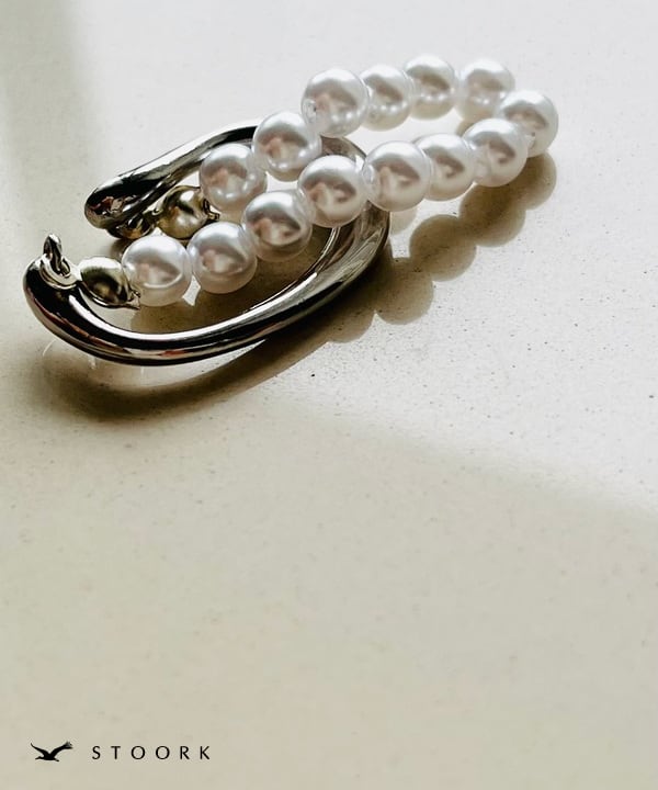 【再入荷】s925 Pearl Ear Cuff - stoork