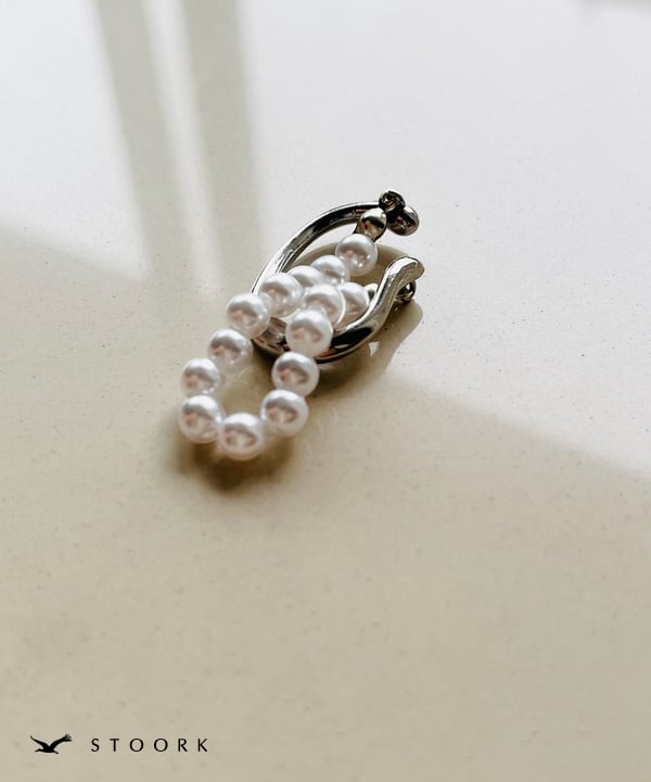 【再入荷】s925 Pearl Ear Cuff - stoork