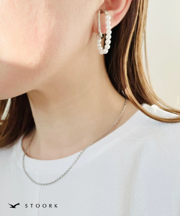 【再入荷】s925 Pearl Ear Cuff - stoork