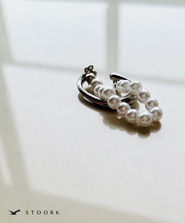 【再入荷】s925 Pearl Ear Cuff - stoork