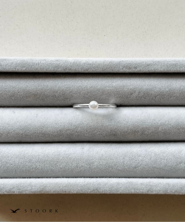 s925 Pearl Ring - stoork