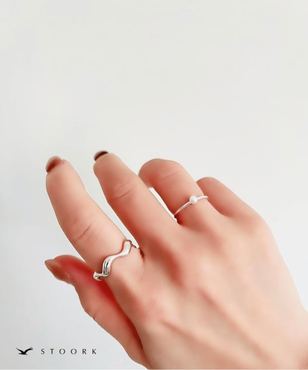 s925 Pearl Ring - stoork