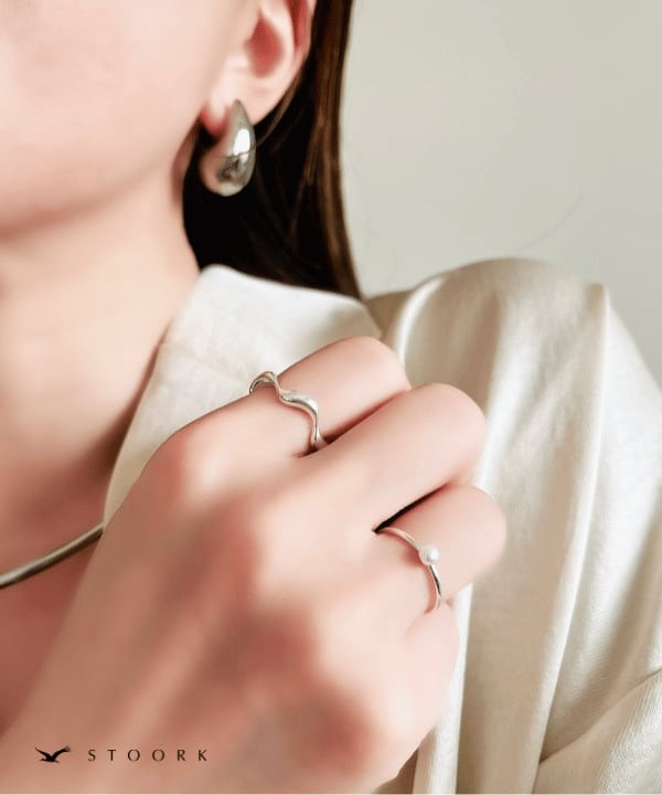 s925 Pearl Ring - stoork