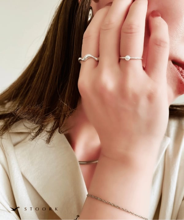 s925 Pearl Ring - stoork
