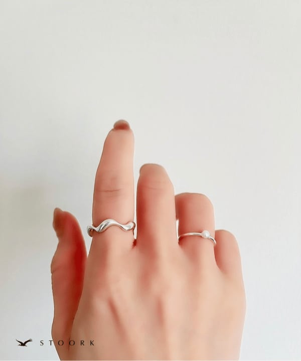 s925 Pearl Ring - stoork