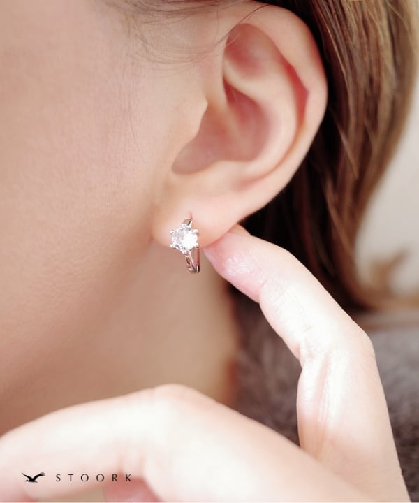 【再入荷】s925 Ring Hoop Pierce - stoork