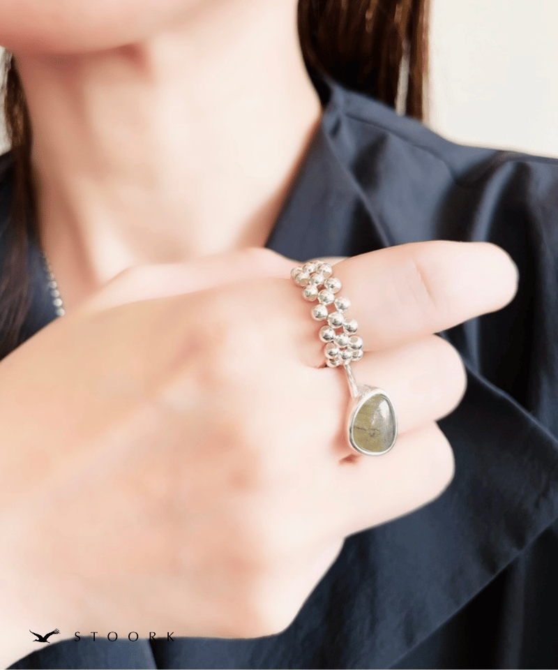 【再入荷】s925 Silver Beads Ring - stoork