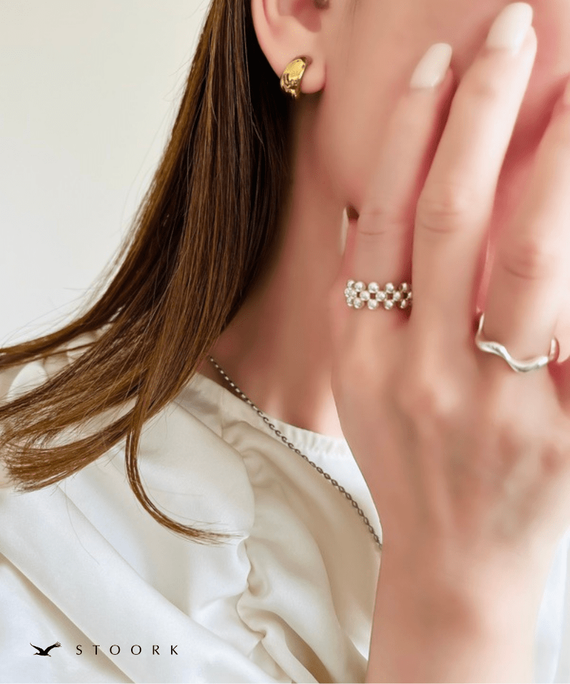 s925 Silver Beads Ring - stoork