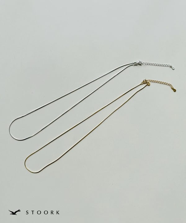 s925 Simple Skin Necklace - stoork