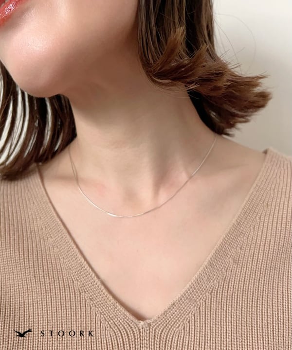 s925 Simple Skin Necklace - stoork
