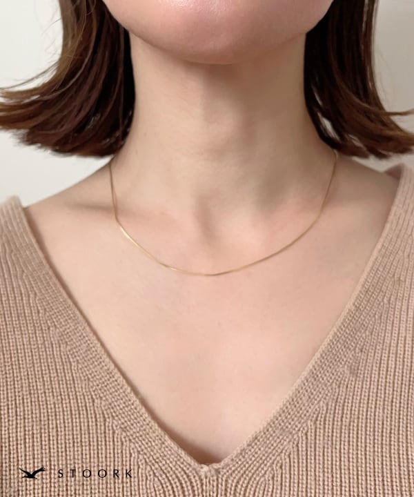 s925 Simple Skin Necklace - stoork