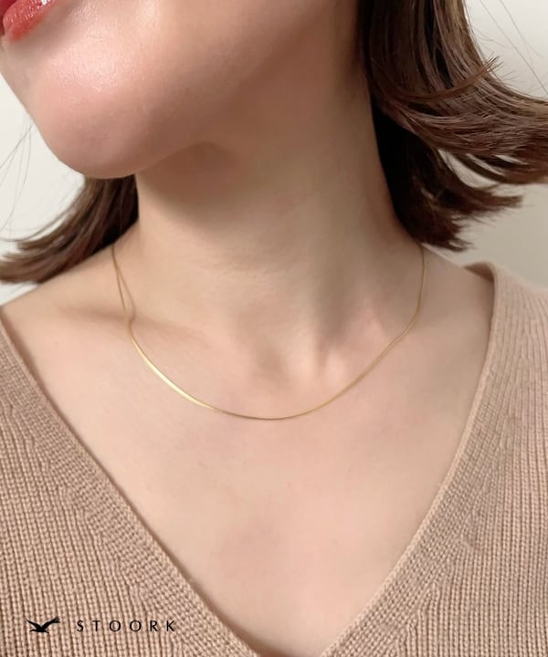s925 Simple Skin Necklace - stoork