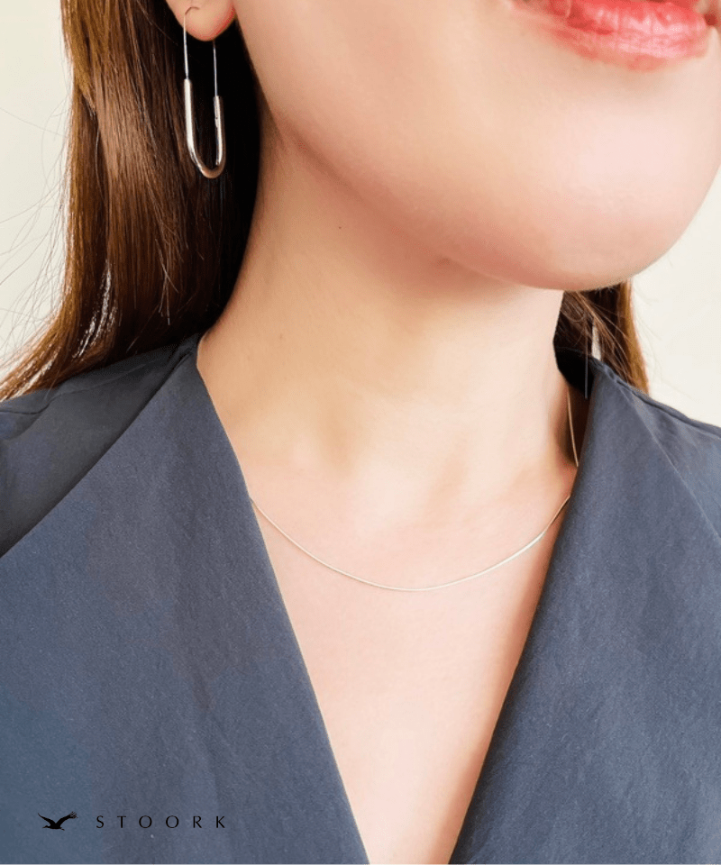【再入荷】s925 Simple Skin Necklace - stoork