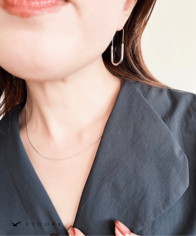 【再入荷】s925 Simple Skin Necklace - stoork