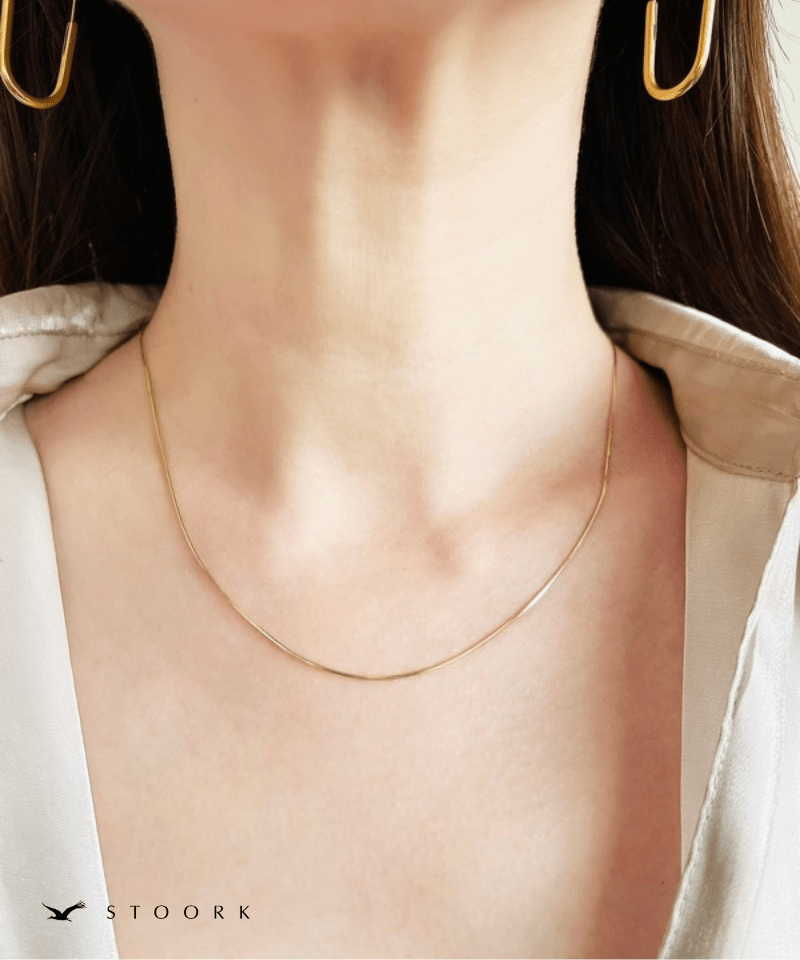 【再入荷】s925 Simple Skin Necklace - stoork