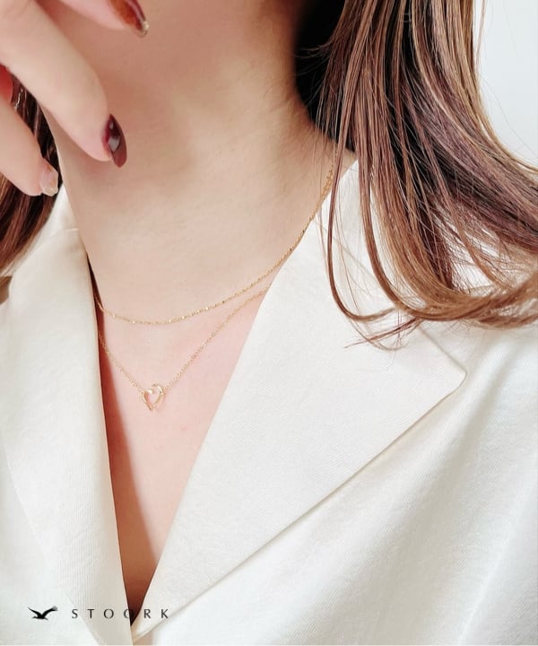 s925 Torsion Heart Necklace - stoork