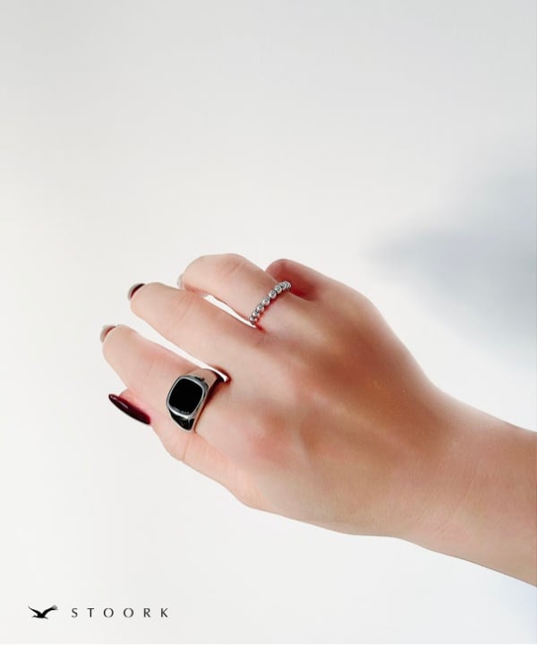 s925 Tsubu - Tubu Ring - stoork