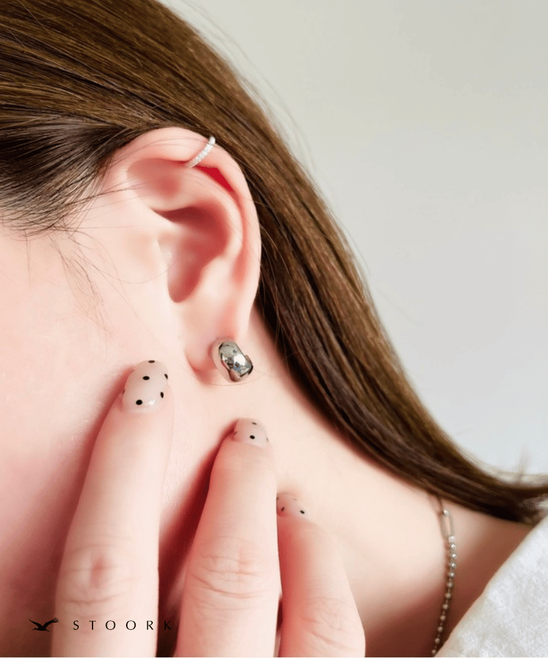 s925 Zircon Line Ear Cuff - stoork