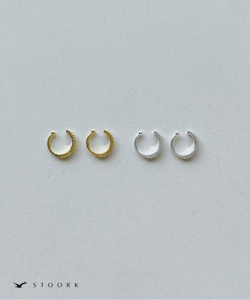 s925 Zircon Line Ear Cuff - stoork