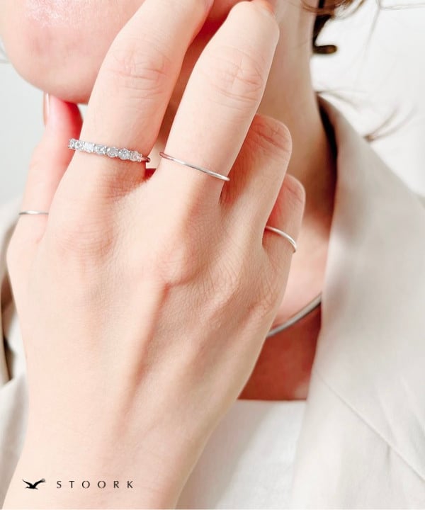 s925 Zircon Ring - stoork