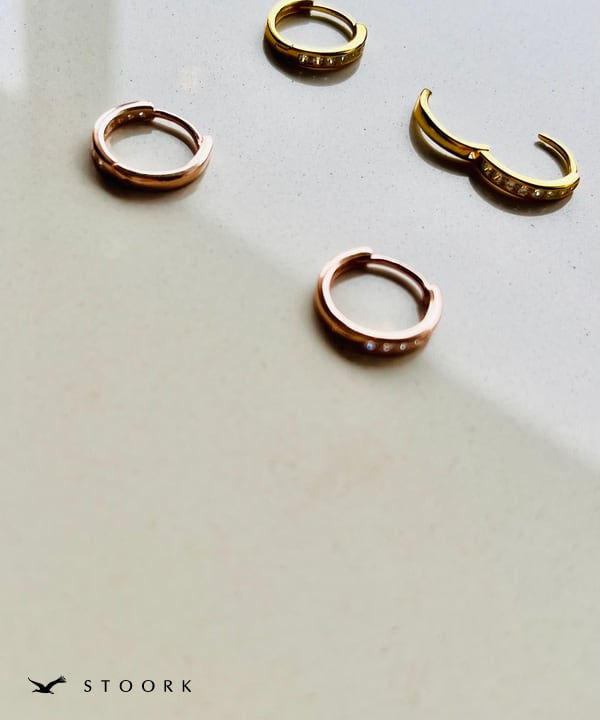 s925 Zirconia Tiny Pierce - stoork