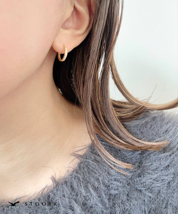 s925 Zirconia Tiny Pierce - stoork