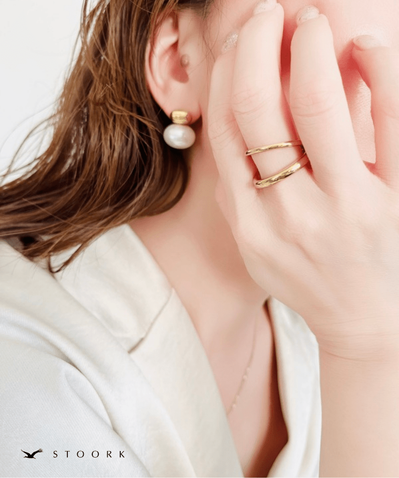 Simple Double Line Ring - stoork