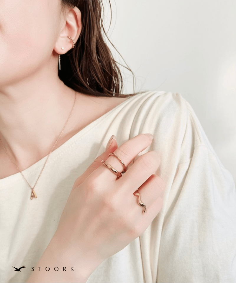 Simple Double Line Ring - stoork