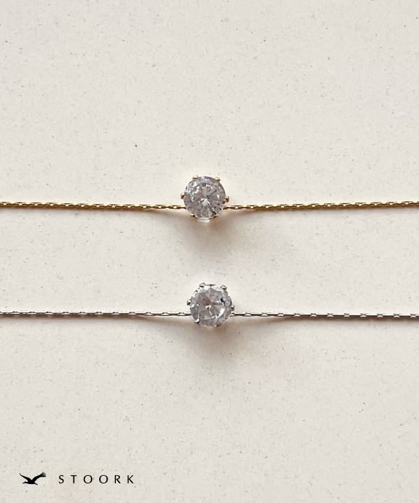 Simple Zircon Necklace - stoork