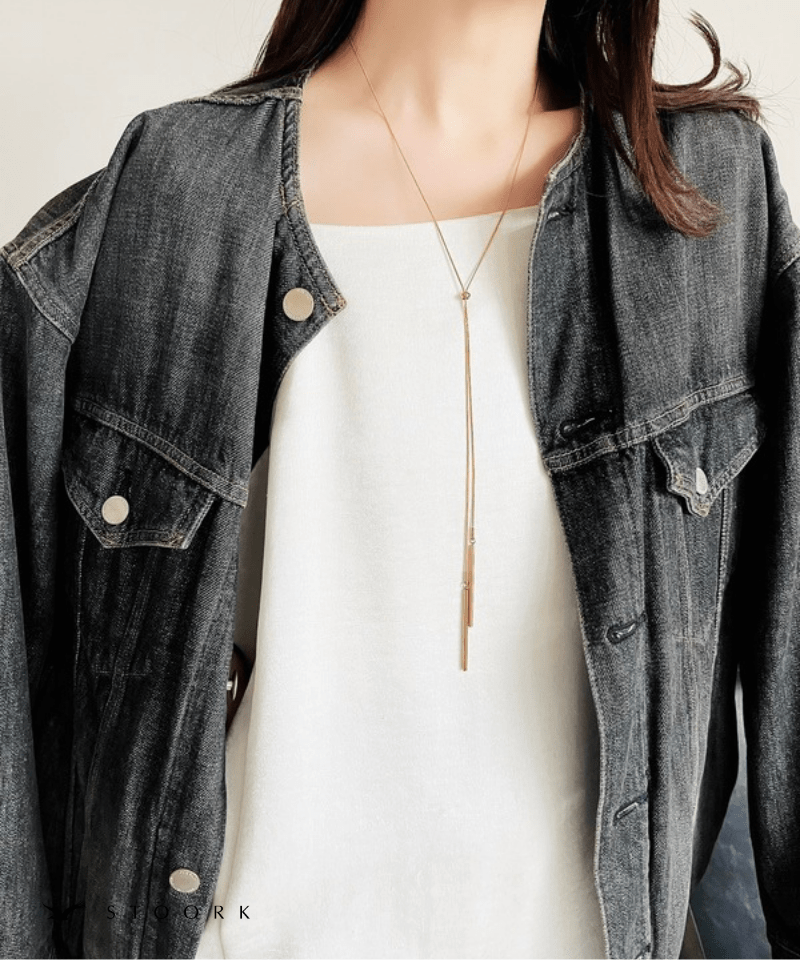 Slide Drop Chain Necklace - stoork
