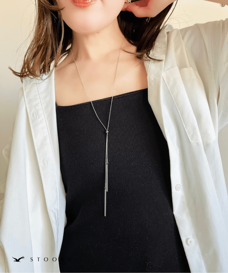 Slide Drop Chain Necklace - stoork