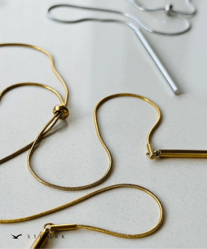 Slide Drop Chain Necklace - stoork