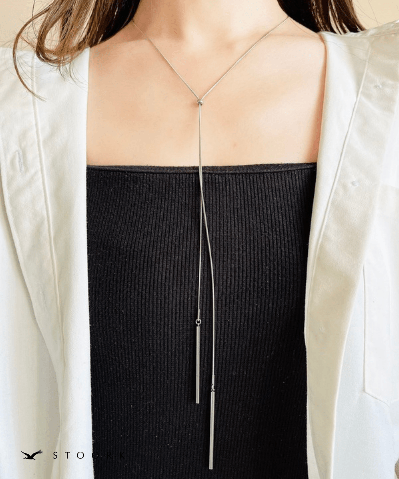 Slide Drop Chain Necklace - stoork
