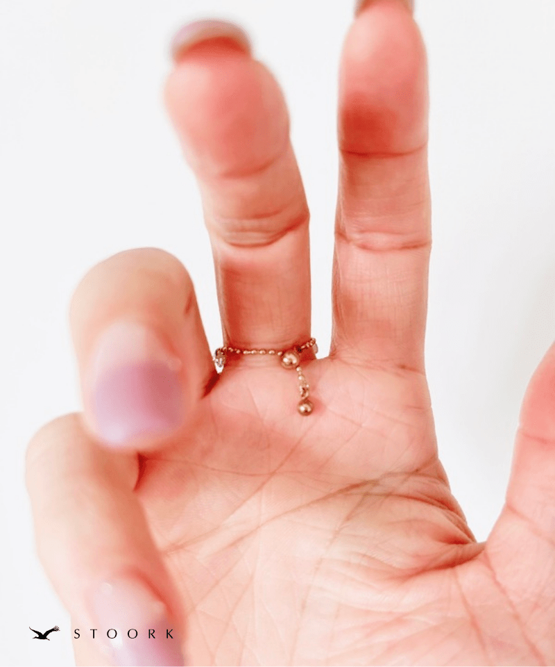 Slider Crystal Ring - stoork