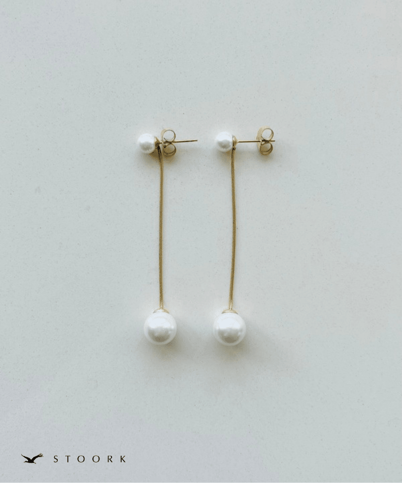 Snake Chain Pearl Pierce - stoork