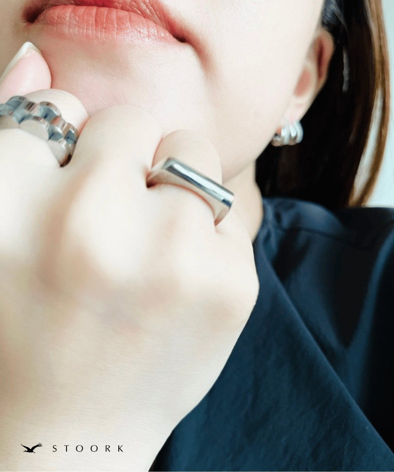 【再入荷】Square Design Ring - stoork