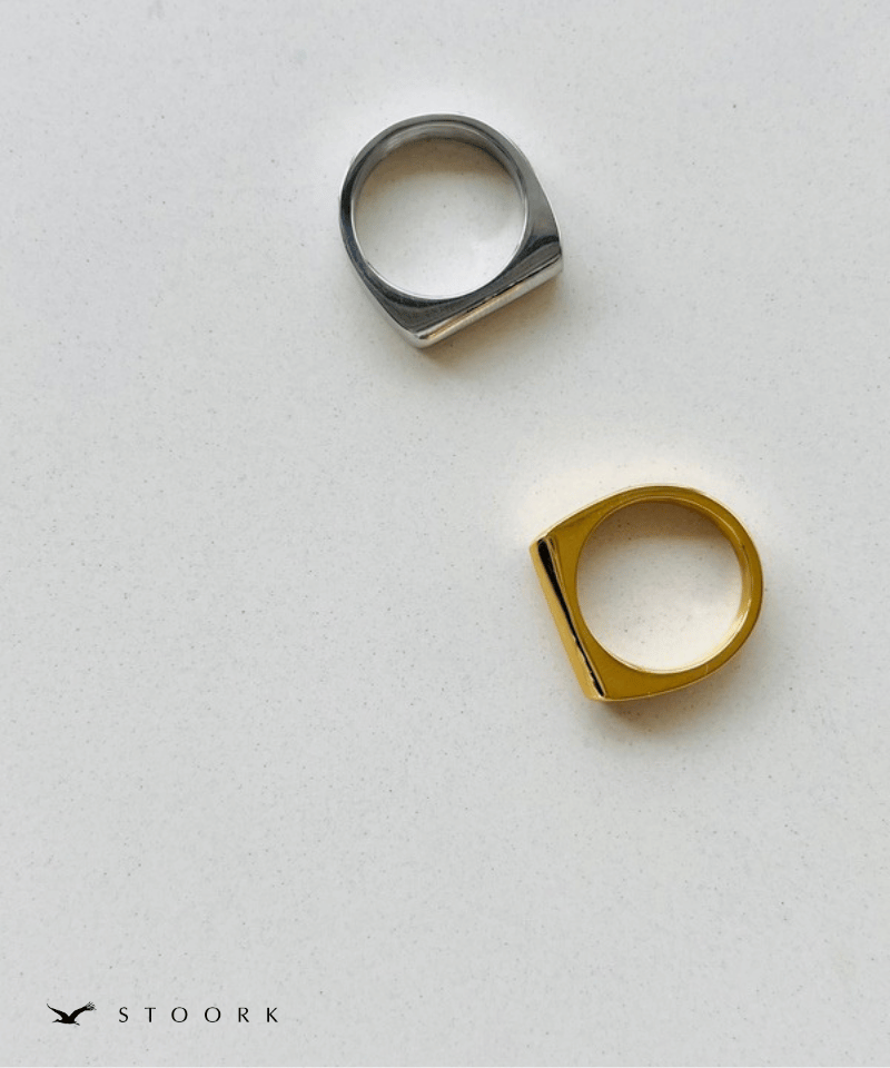 【再入荷】Square Design Ring - stoork