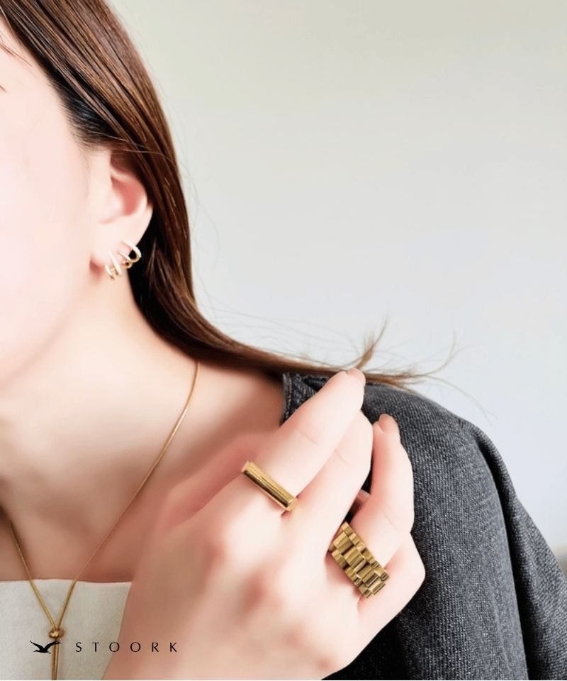 【再入荷】Square Design Ring - stoork