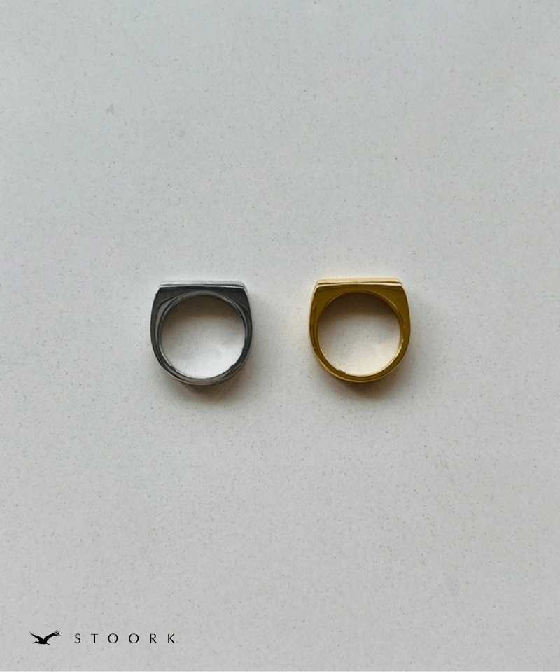 【再入荷】Square Design Ring - stoork