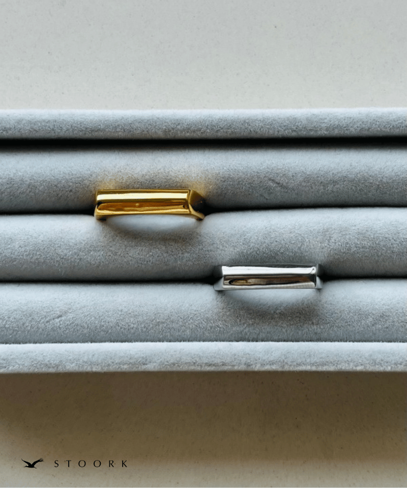【再入荷】Square Design Ring - stoork