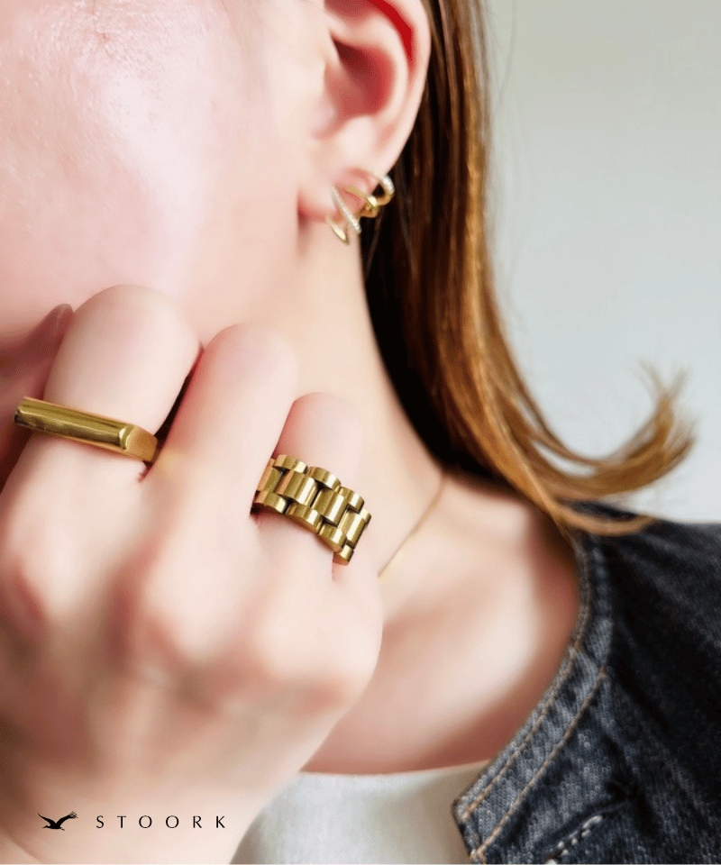 【再入荷】Square Design Ring - stoork