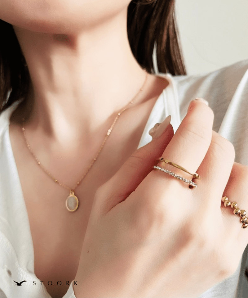 Square Double Line Ring - stoork